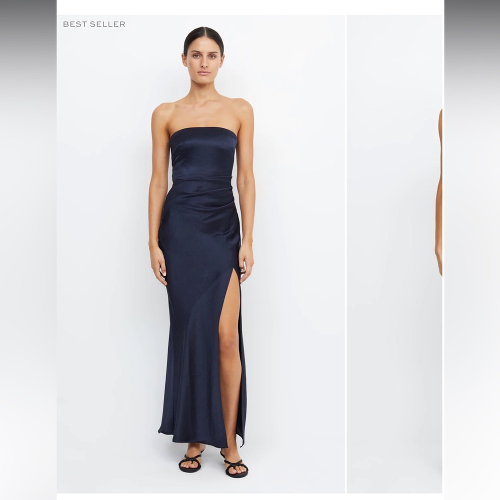 Bec & Bridge The Dreamer Strapless Dress - Ink / Navy - size 10 US / size 14 AUS